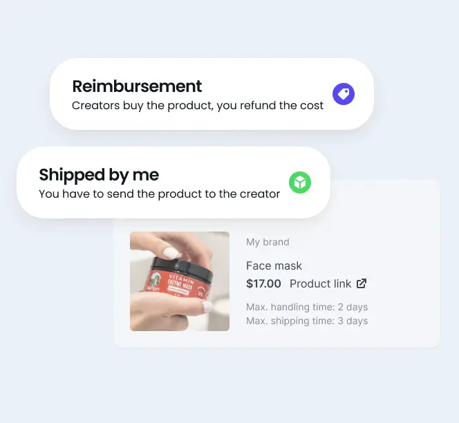2 product delivery methods on joinbrands.com